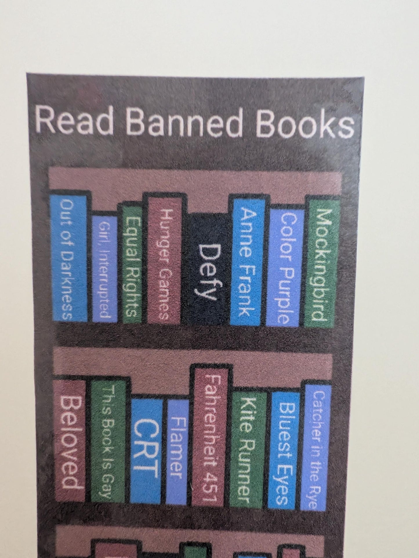 Read Banned Books Bookmark