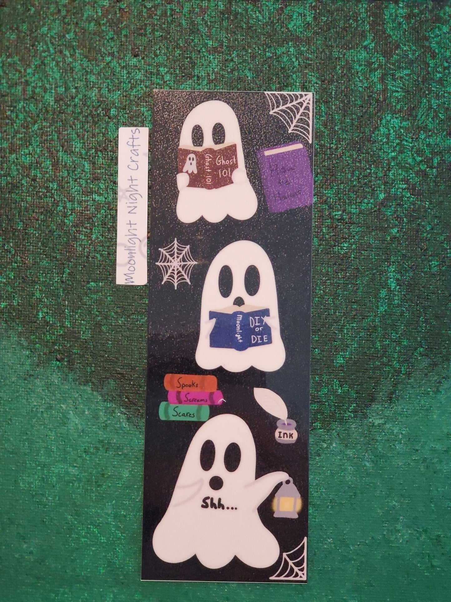 Happy Haunts Bookmark, Halloween 2021, Spooky Spirits, Witchy Books Bookmarker, Haunted Library, Ghosts and Spooks