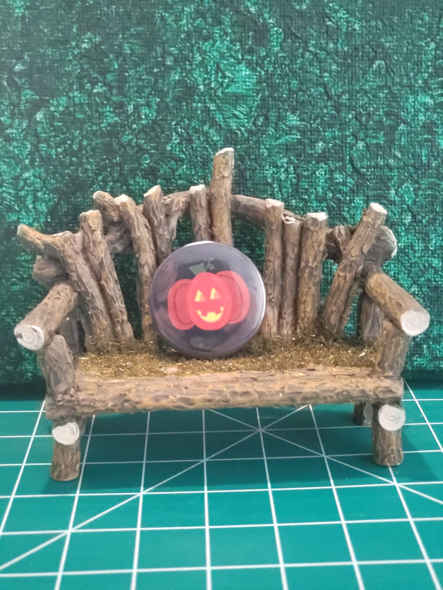 Pumpkin Jack-O-Lantern Pinback Button, Badge, Pin Button