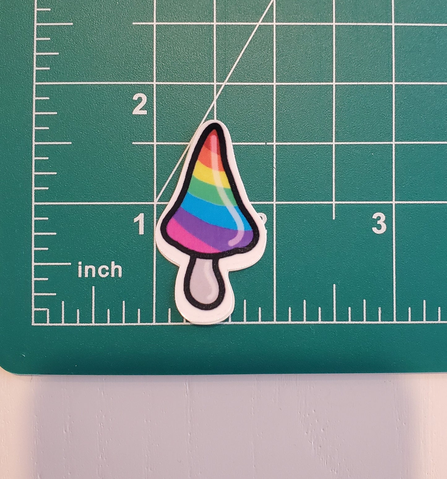 Rainbow Mushroom Sticker, Pride Mushroom, LGBTQIA+ Mushroom