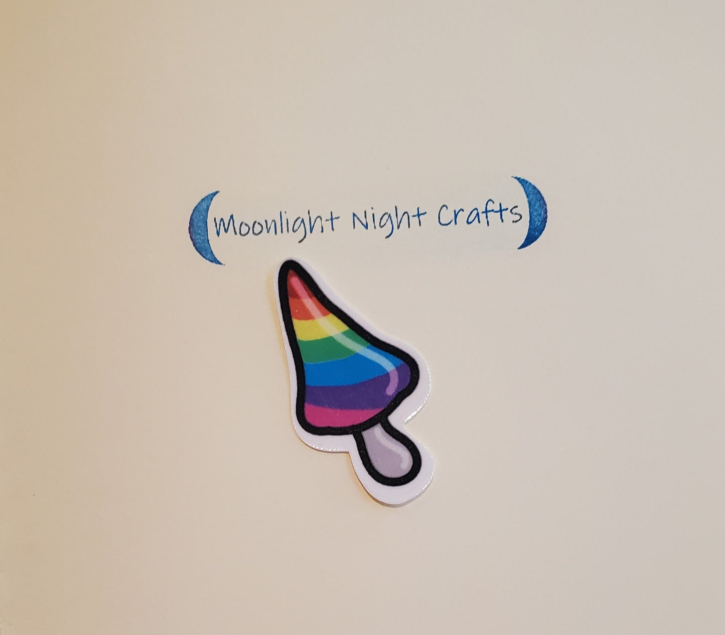 Rainbow Mushroom Sticker, Pride Mushroom, LGBTQIA+ Mushroom
