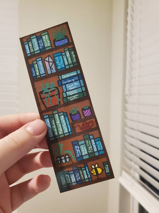 Botanist Bookmark, Gardening Bookshelf, Pantlife, Herbs, Bees