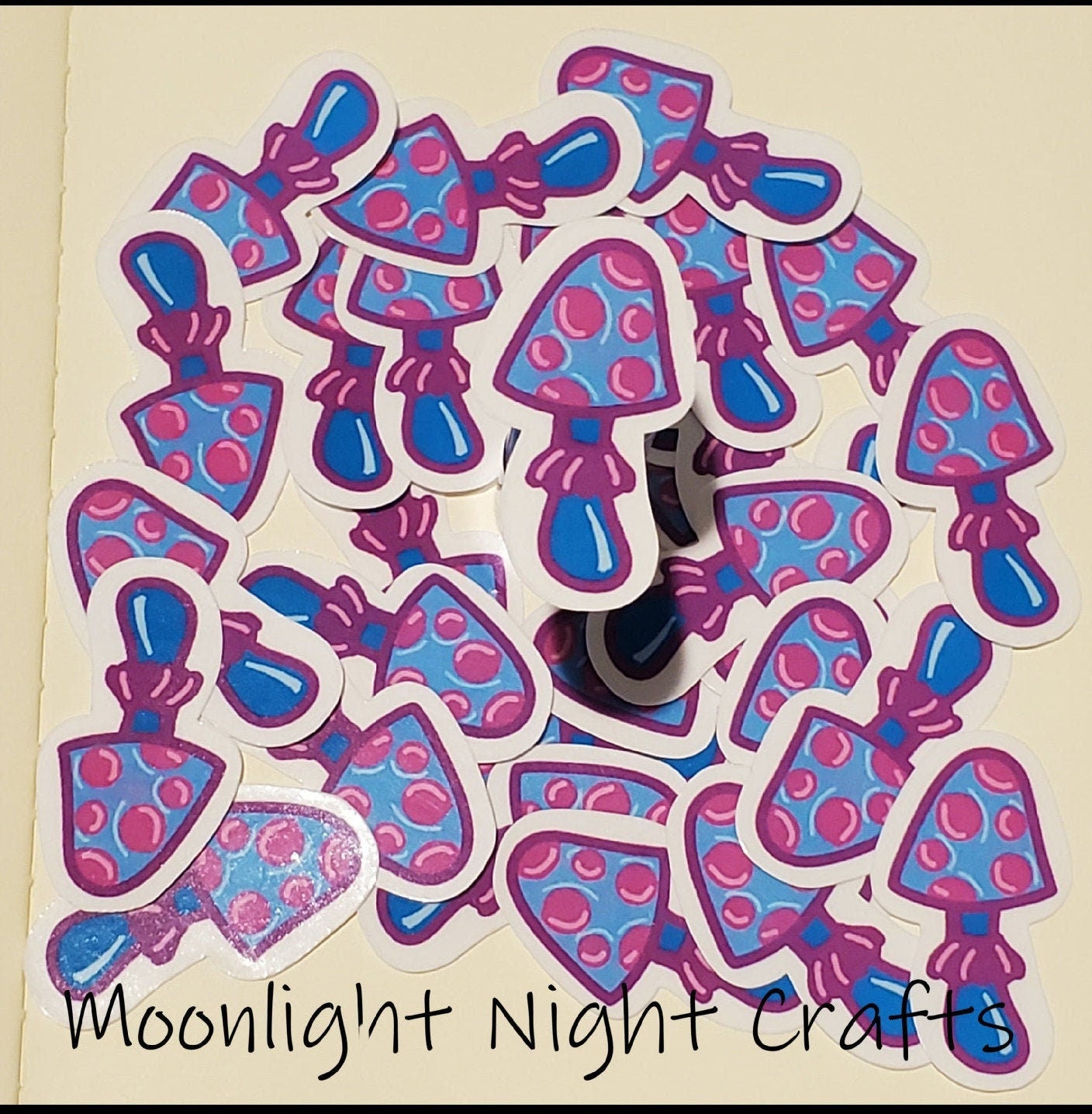 Frilly Mystical Mushroom Sticker