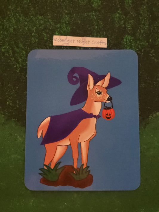 Witch deer digital art print