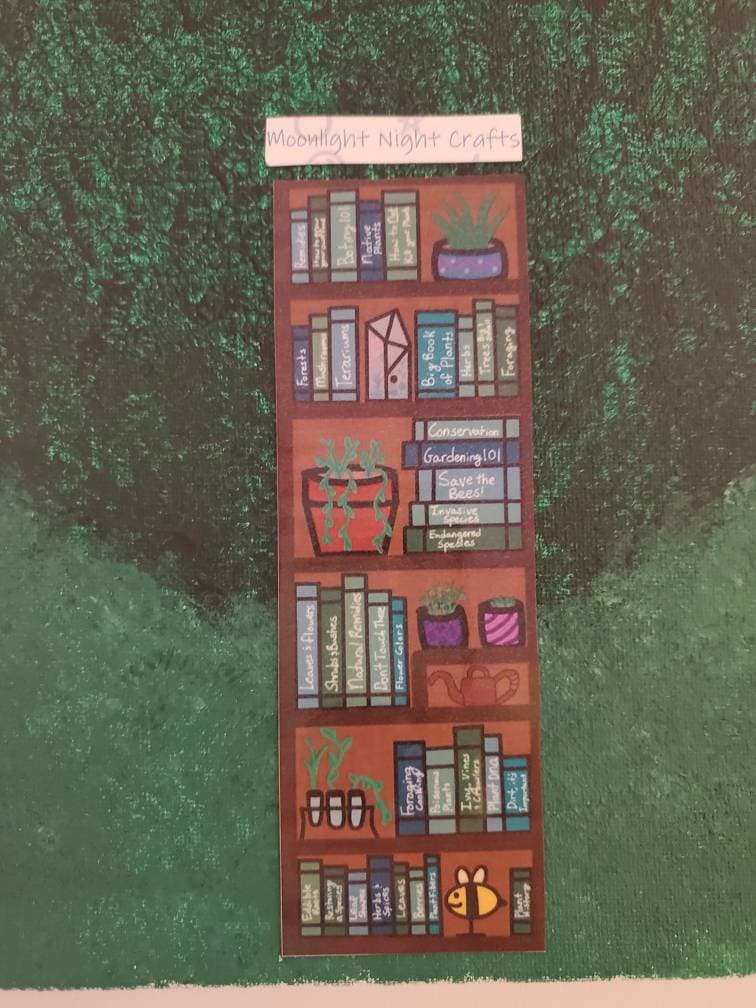 Botanist Bookmark, Gardening Bookshelf, Pantlife, Herbs, Bees