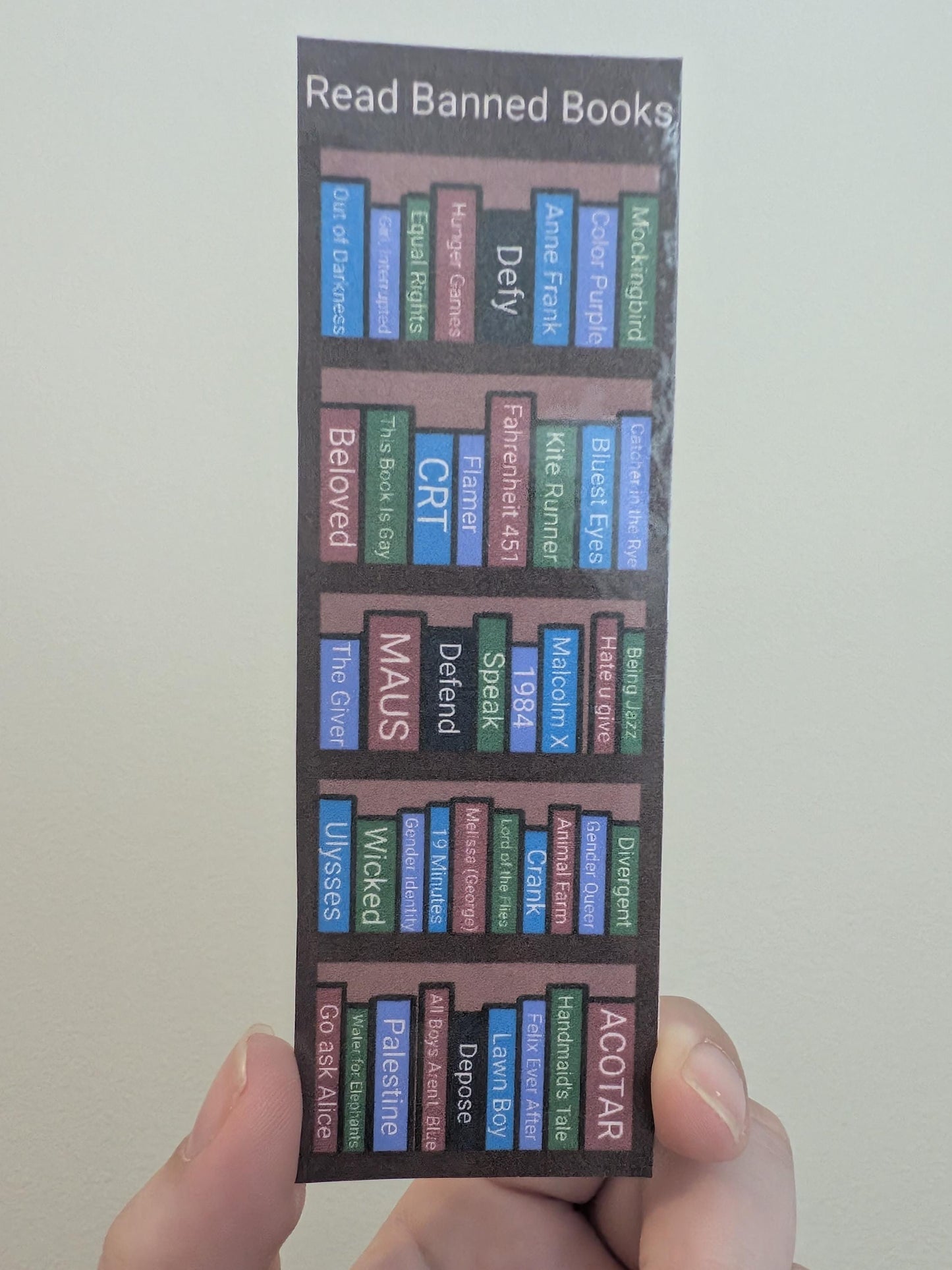 Read Banned Books Bookmark