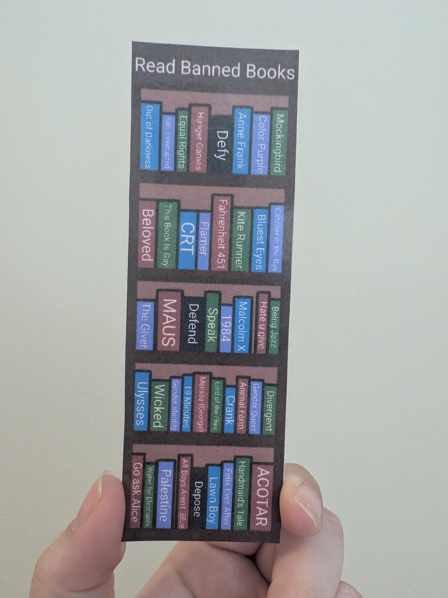 Read Banned Books Bookmark