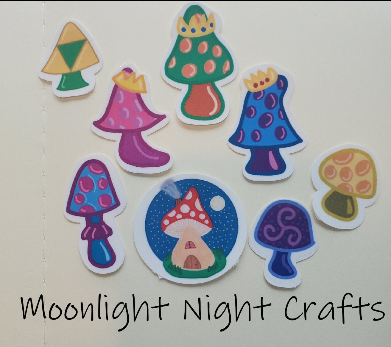 The Whole Forest Mushroom Sticker Collection