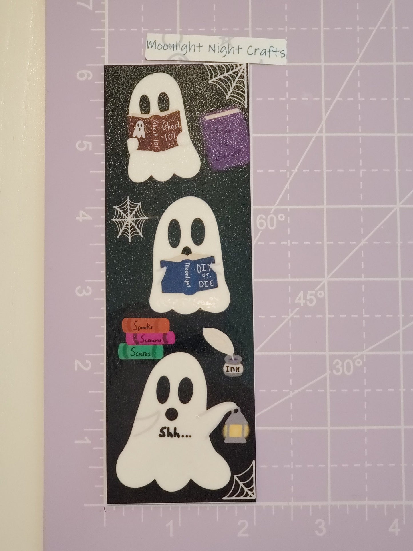 Happy Haunts Bookmark, Halloween 2021, Spooky Spirits, Witchy Books Bookmarker, Haunted Library, Ghosts and Spooks