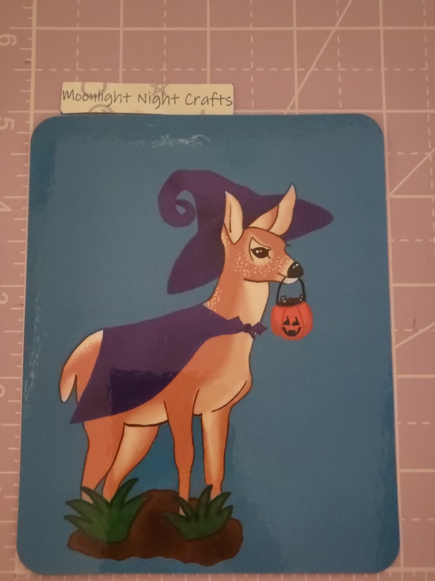 Witch deer digital art print