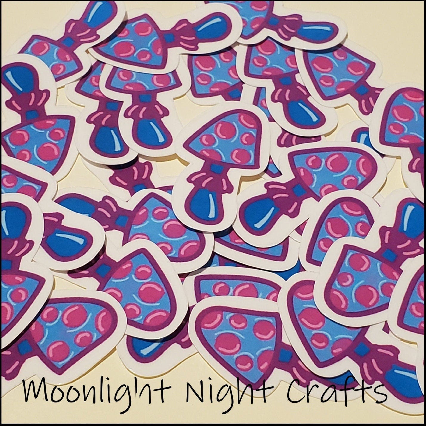 Frilly Mystical Mushroom Sticker