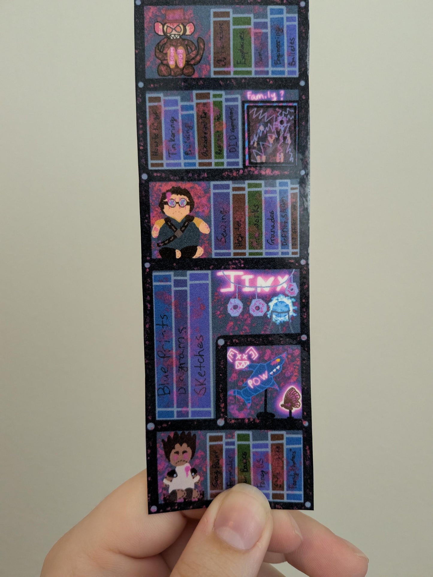 Jinx Bookshelf Bookmark, Arcane Powder Book Accessory