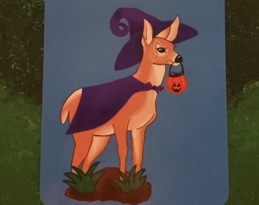 Witch deer digital art print